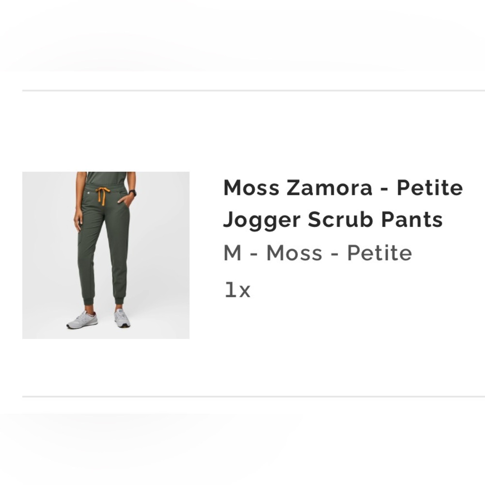 Figs Moss Zamora Jogger Petite Scrub Pants